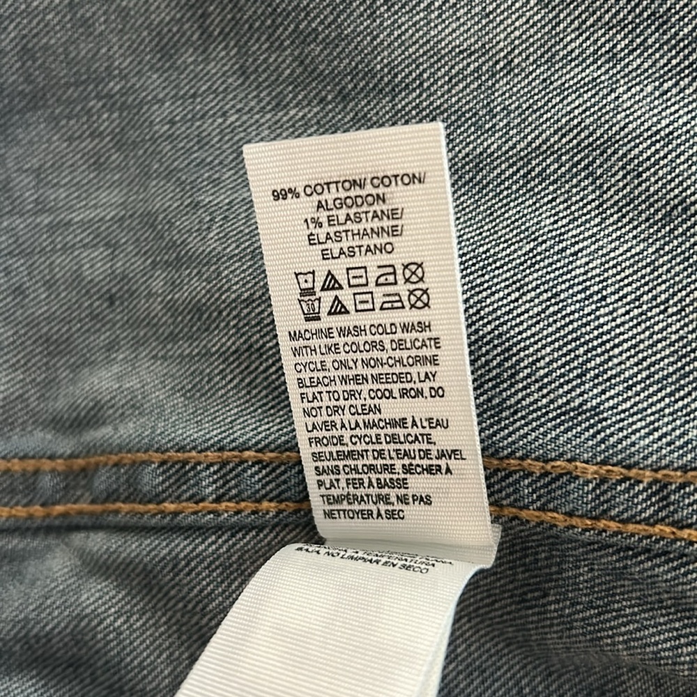 Lucky Brand Blue the tomboy trucker Denim Jacket - Picture 8 of 8